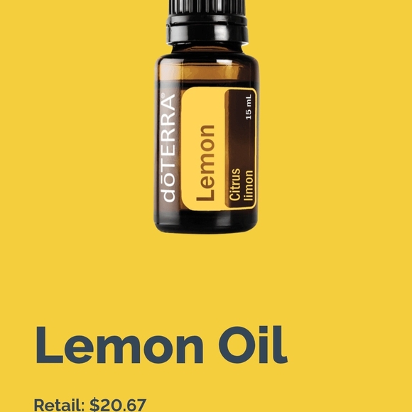 doTERRA Lemon Essential Oil with Black Cap - Picture 1 of 6